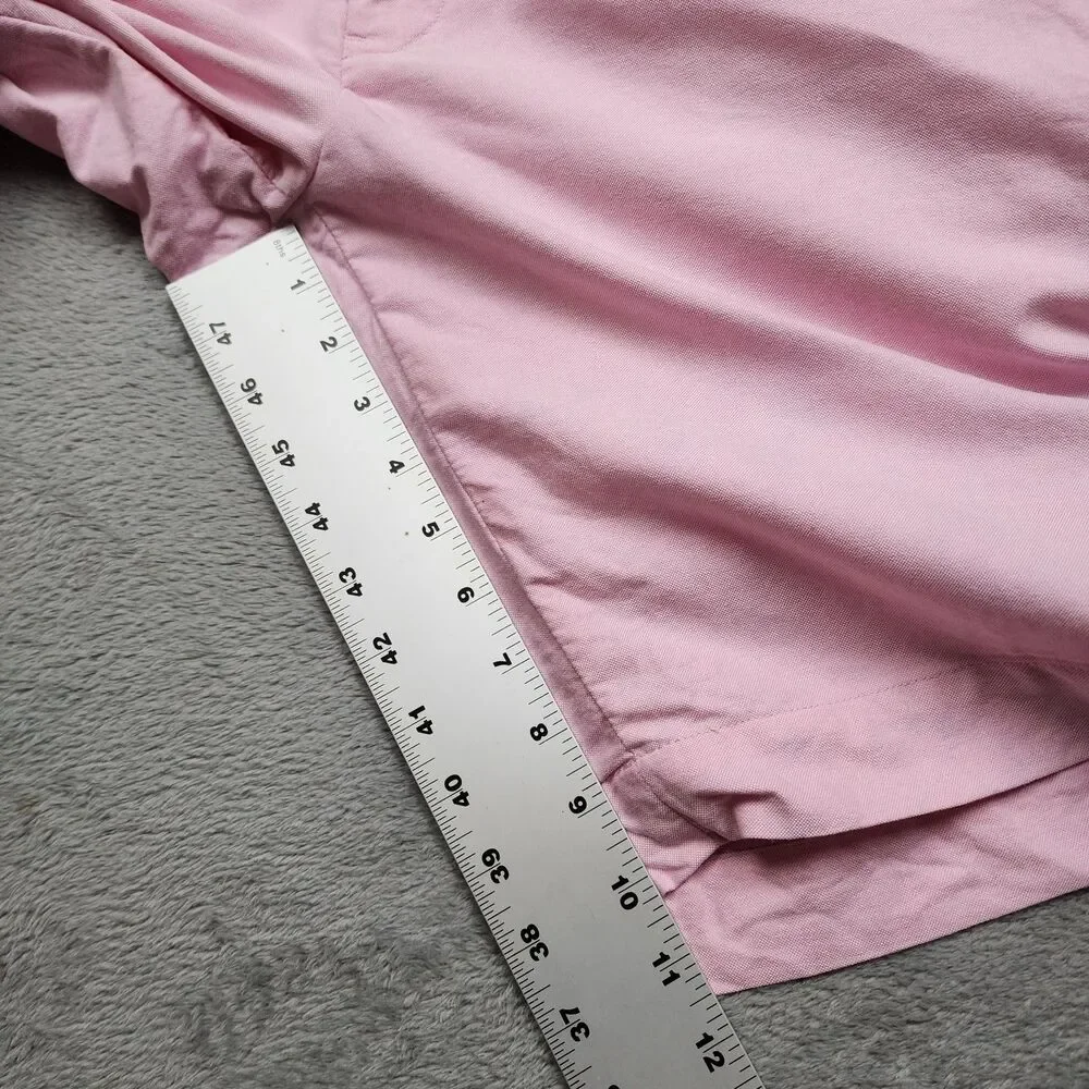 Polo Ralph Lauren Mens 36 Pink Shorts Pointer Embroidery Buckle Back Cotton Flaw